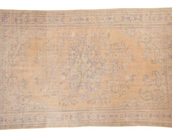 DISCOUNTED 6x10 Vintage Distressed Oushak Carpet