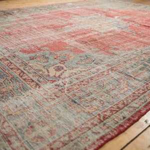 DISCOUNTED 8.5x11.5 Vintage Distressed Oushak Carpet image 3