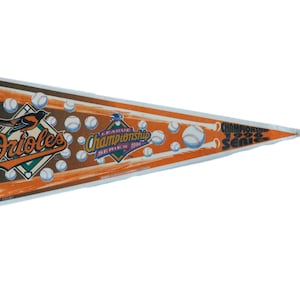 Orioles AL Championship 1996 Felt Flag Pennant