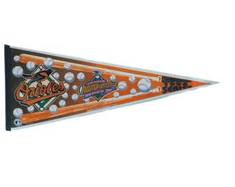 Orioles AL Championship 1996 Felt Flag Pennant