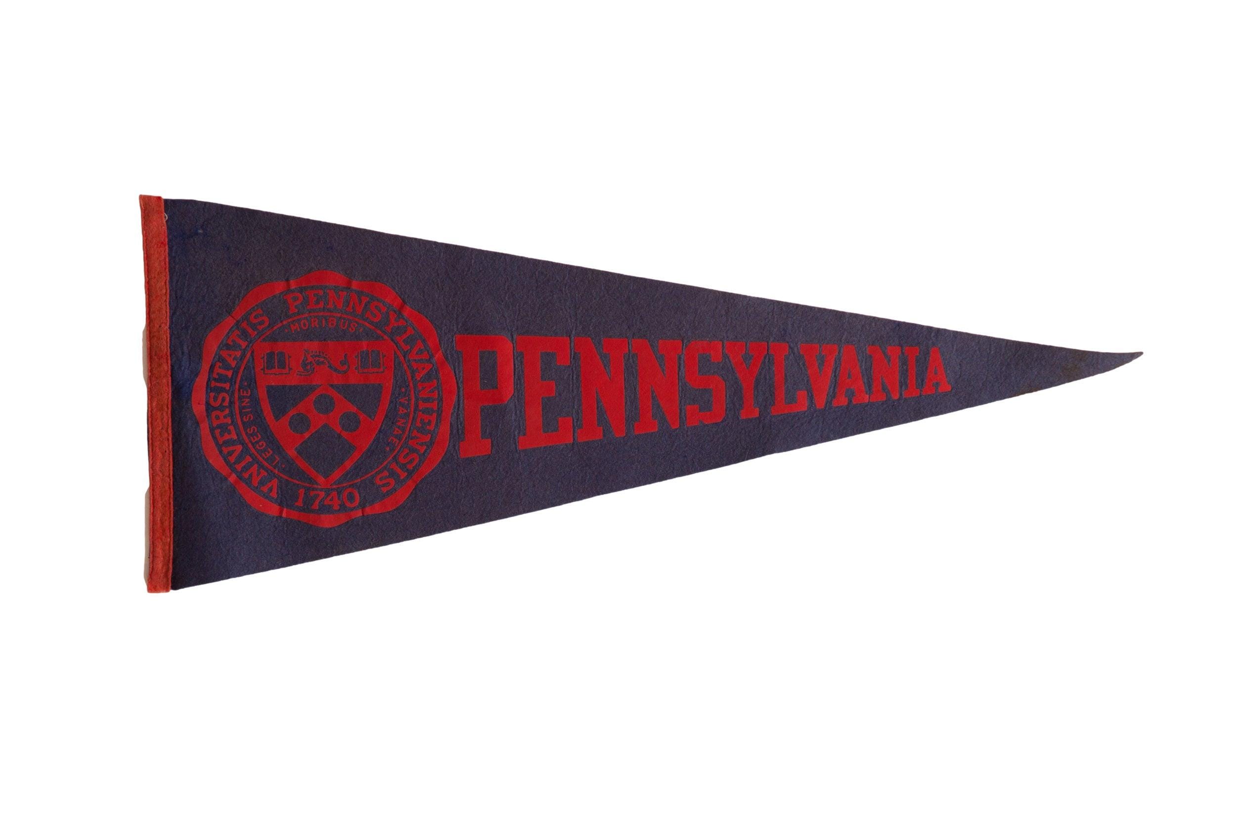 University of Pennsylvania Pennant - Etsy