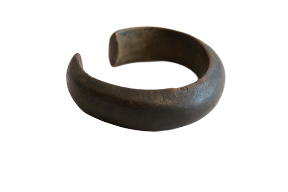 Antique African Copper Alloy Bracelet - image 1