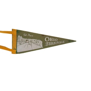 Ohio Turnpike Felt Flag Pennant