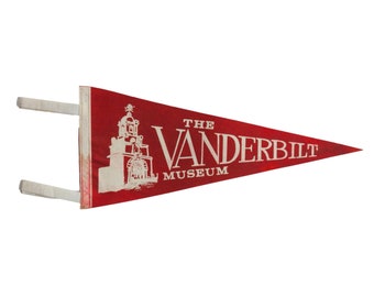 Vintage Vanderbilt Museum Felt Flag