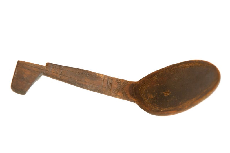 Vintage African Wooden Spoon