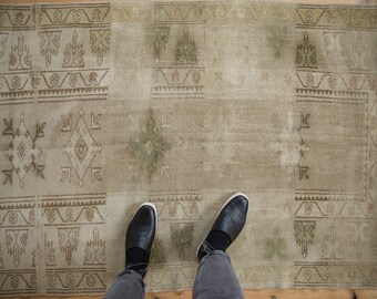 3.5x5.5 Vintage Distressed Melas Rug