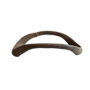 Antique African Bronze Curved Artifact