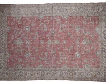 DISCOUNTED 7x11 Vintage Distressed Sparta Carpet