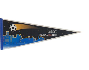 Detroit World Cup USA 94 Felt Flag Pennant