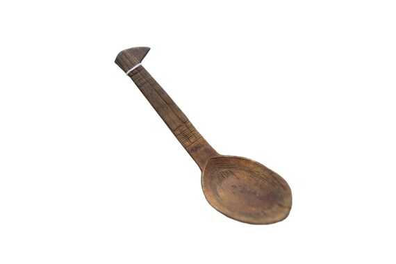 Vintage African Wooden Spoon - Etsy 日本