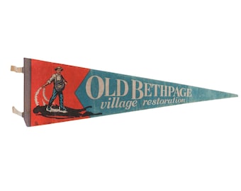Old Bethpage Village Restoration Felt Flag Pennant