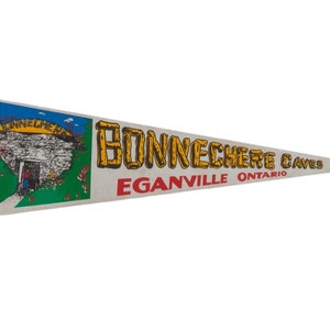 Bonnechere Caves Eganville Ontario Felt Flag Pennant