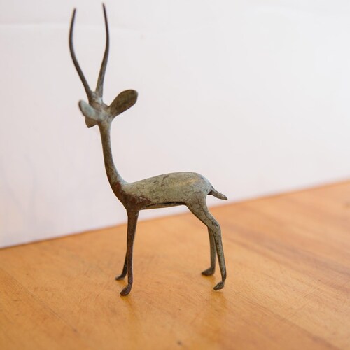 Vintage African Right Facing Oxidized Gazelle shops