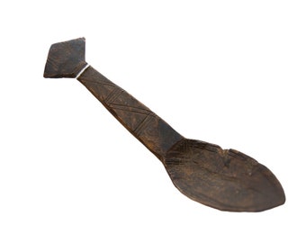 Vintage African Wooden Spoon