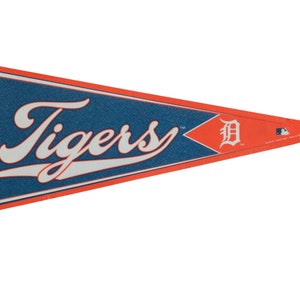 Detroit Tigers Felt Flag Pennant