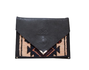 DISCOUNTED Handmade Rug Fragment Clutch