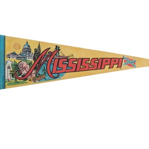 Mississippi Felt Flag Pennant