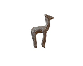 Vintage African Bronze Alloy Llama