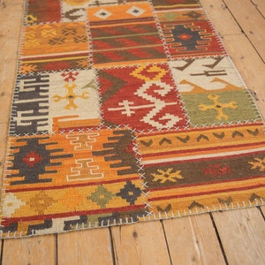 DISCOUNTED 3x5 New Patchwork Kilim Rug image 5