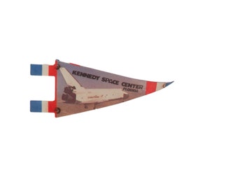 Kennedy Space Center Florida Felt Flag Pennant