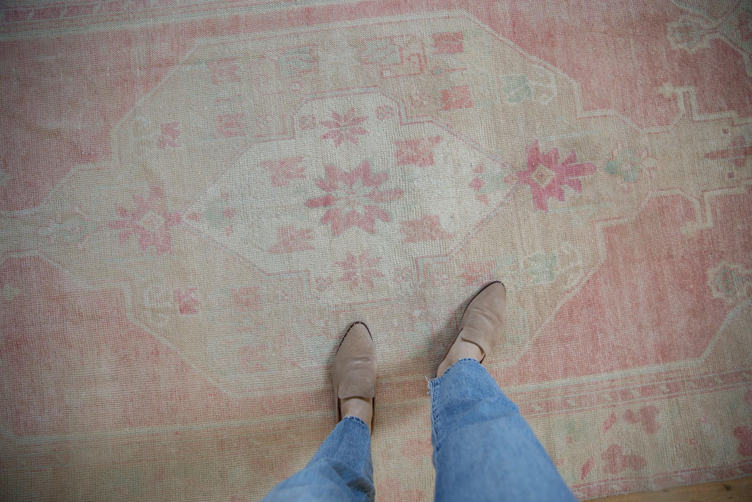 5x30 Vintage Distressed Oushak Teppich Läufer