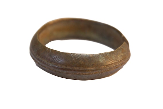 Vintage African Bronze Bracelet - image 1