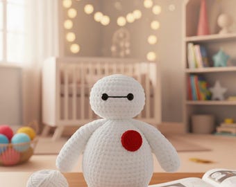 Baymax Crochet Pattern: Big Hero 6 Inspired Amigurumi (PDF Tutorial)