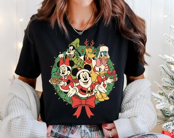 Mickey Mouse and Friends Christmas Shirt,Family Christmas Shirt, Christmas Vacation, Kids Christmas Hoodie, Merry Christmas  Christmas Gifts