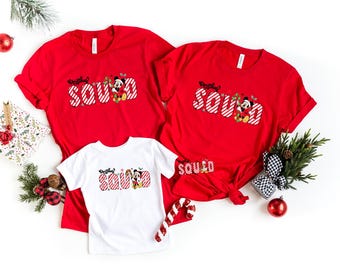 Disney Christmas Sweatshirt, mickey minnie christmas party, family disney christmas shirt, christmas matching shirt, disney christmas
