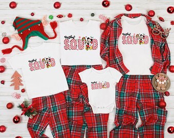 Disney Christmas Sweatshirt, mickey minnie christmas party, family disney christmas shirt, christmas matching shirt, disney christmas