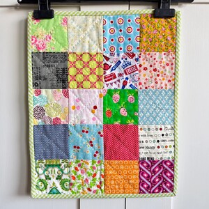 The Complete Beginner's Quilt Sewing Pattern, to Make a Small Patchwork Doll Bed Blanket
