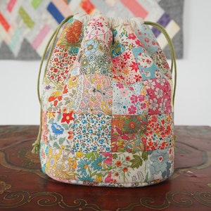 Quilt Drawstring Bag Etsy