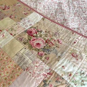 Triple Squares Quilt Pattern, Easy Traditional Patchwork Sewing Tutorial (PDF)