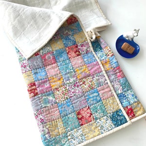 Baby Sleeping Bag Sewing Pattern – Doubles as a Cute Patchwork Quilt Blanket or Play Mat, Newborn Project, PDF Format