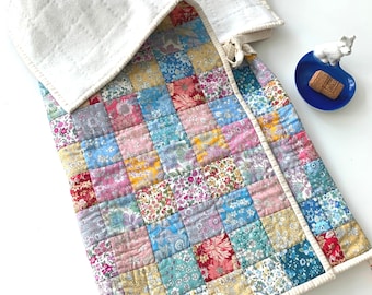 Baby Sleeping Bag Sewing Pattern: Patchwork Quilt Blanket, Newborn Project (PDF Format)