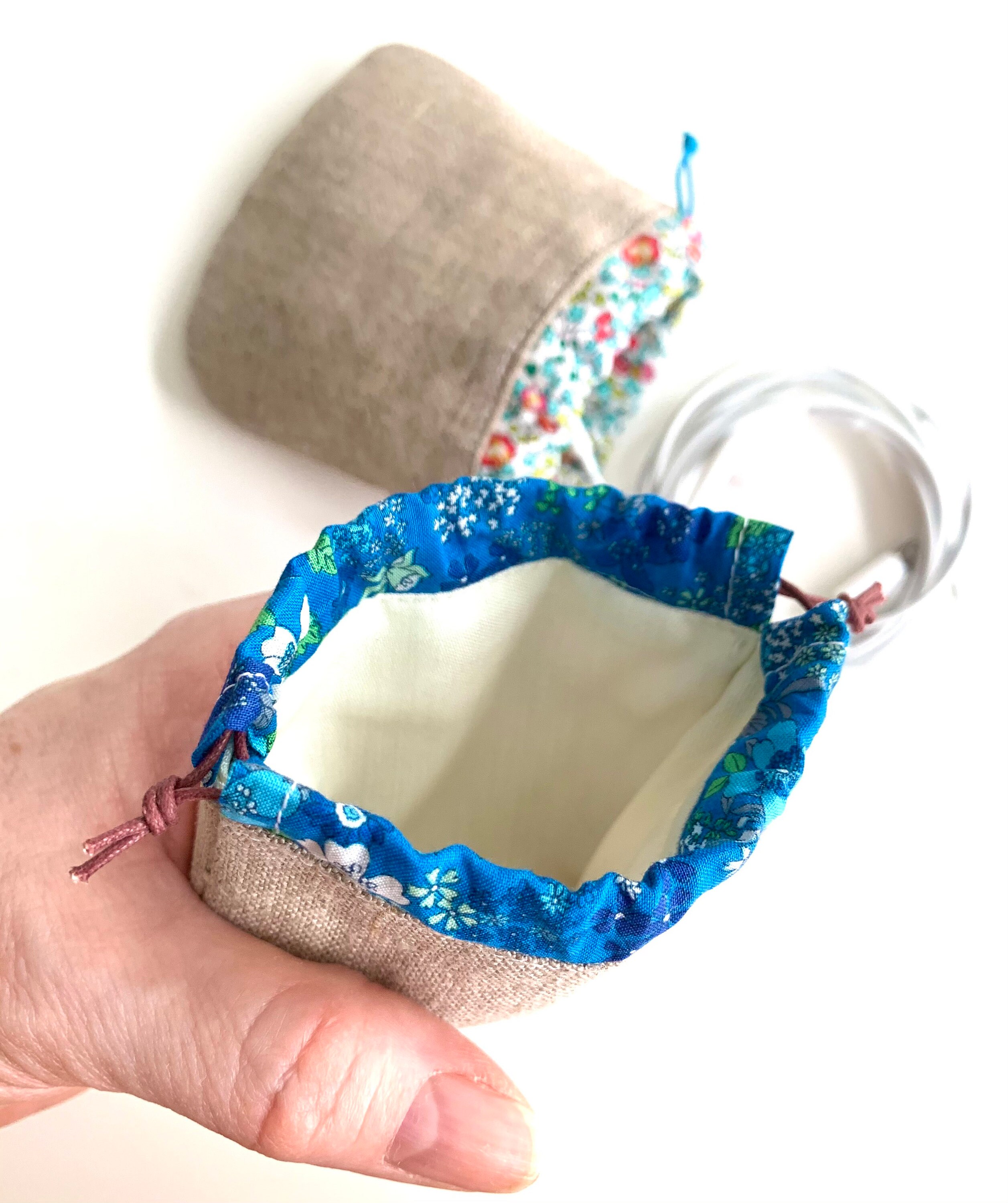 Mini Drawstring Bag Sewing Pattern: Small Item Storage (PDF Pattern ...
