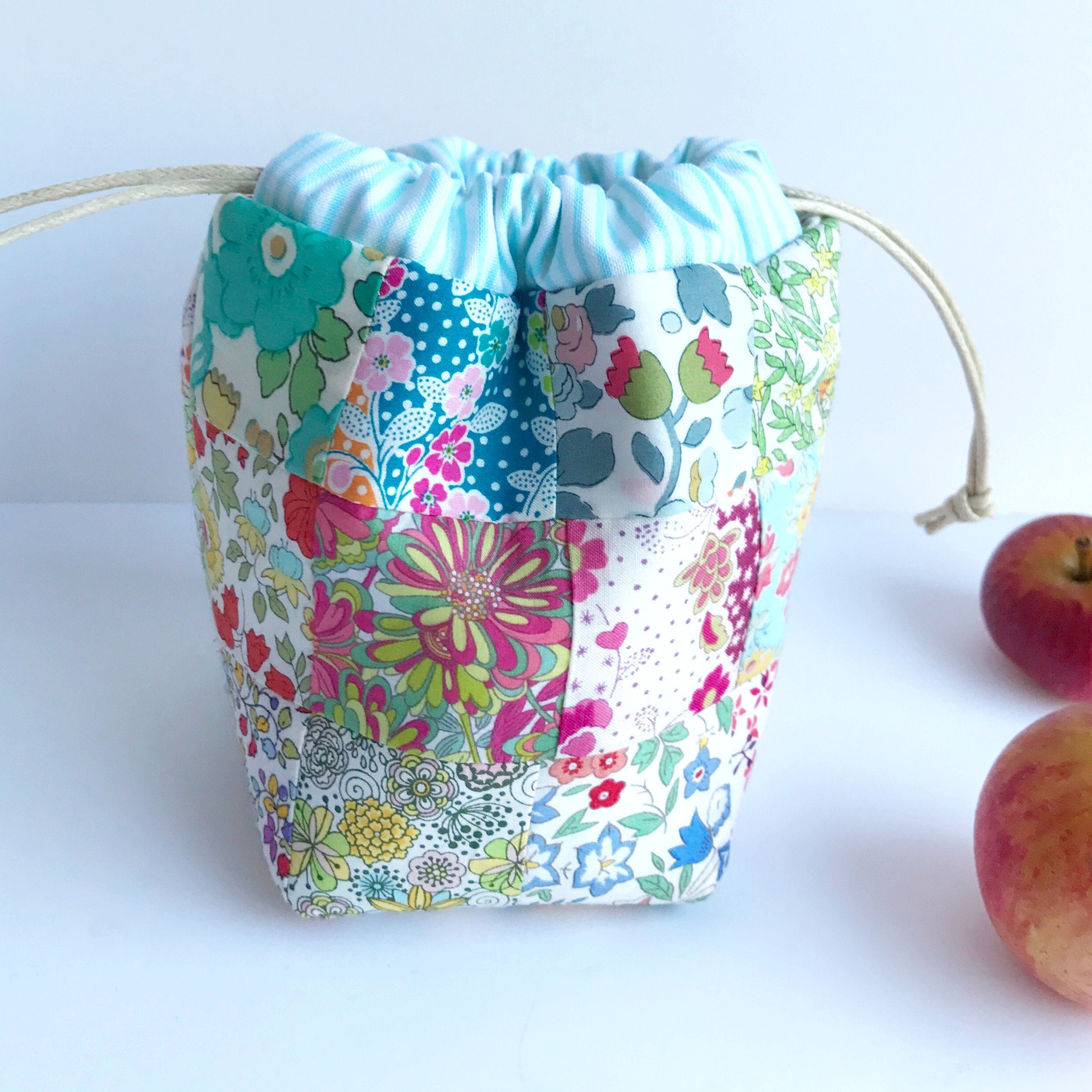 Mini Drawstring Bag sewing pattern in PDF format Cute Modern | Etsy