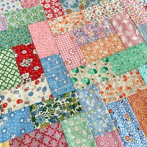 Fun Quilt Pattern, baby cot size quilt design, easy beginner patchwork block, 3 size options, PDF sewing pattern, great for 1930s fabrics