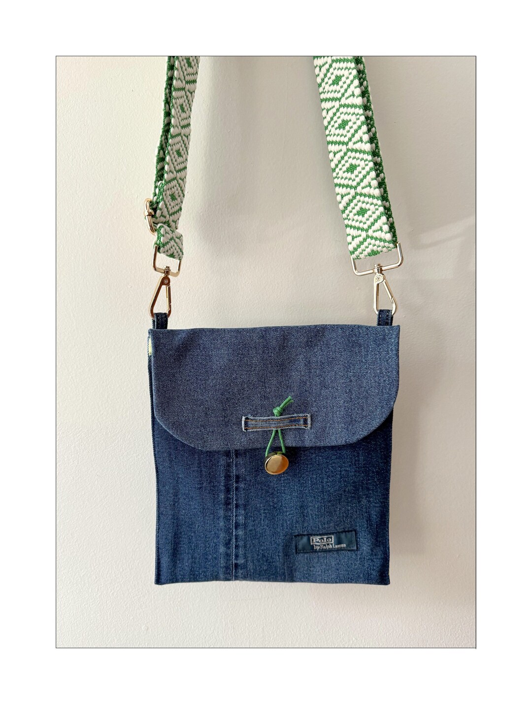 Denim Crossbody Bag Sewing Pattern: Upcycled Jeans Project (PDF) - Etsy