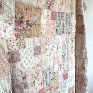 Triple Squares Quilt Pattern, Easy Traditional Patchwork Sewing Tutorial (PDF), Cottage Core Quilt, Farmer's Wife simple quilt, easy patchwork pattern