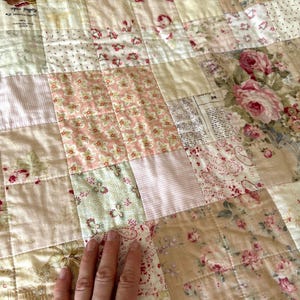 Triple Squares Quilt Pattern, Easy Traditional Patchwork Sewing Tutorial (PDF)