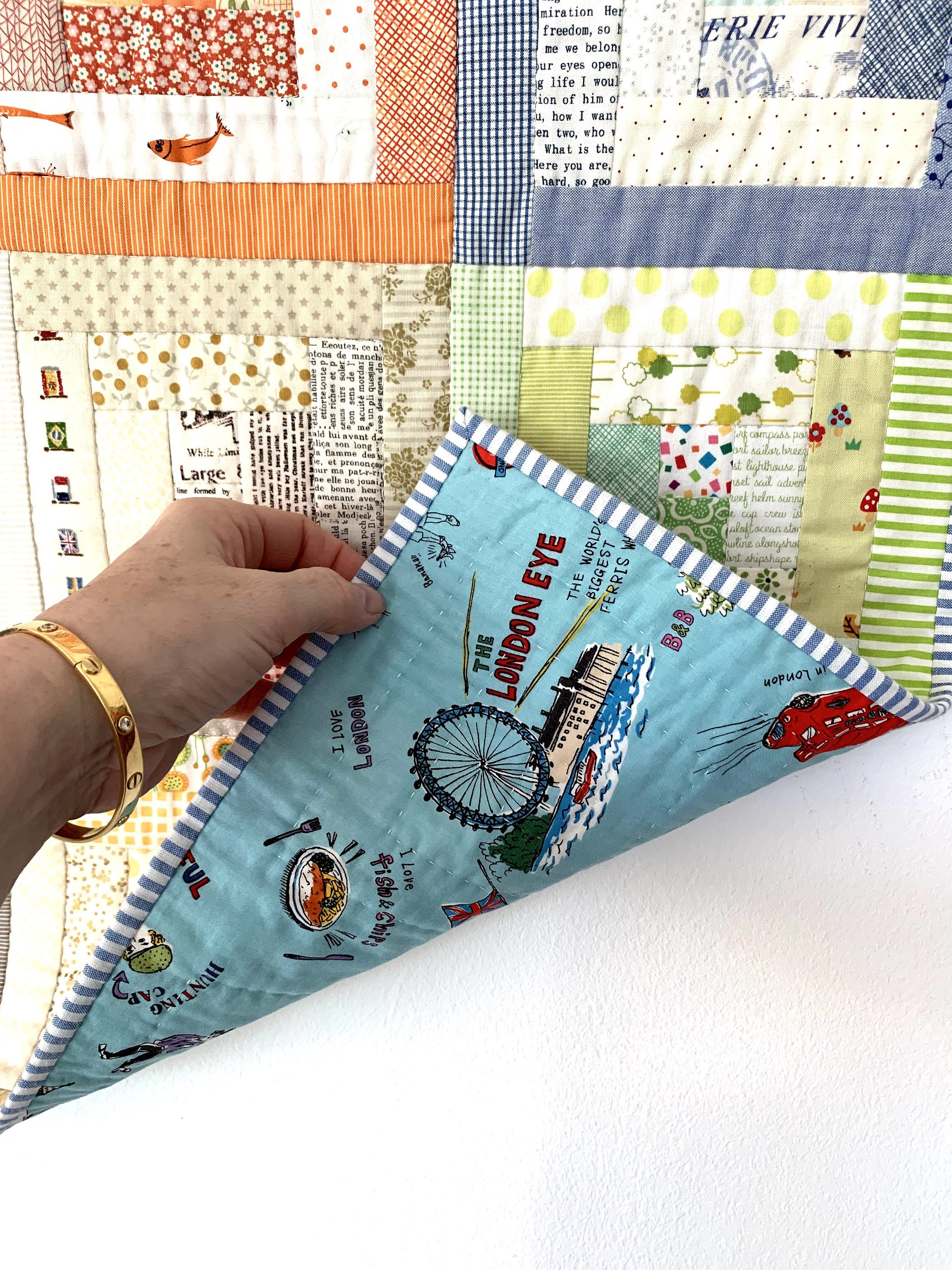 Log Cabin Quilt PDF Sewing Pattern: Scrappy Patchwork Project 21 ...