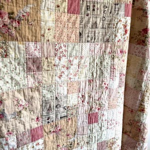 Triple Squares Quilt Pattern, Easy Traditional Patchwork Sewing Tutorial (PDF)