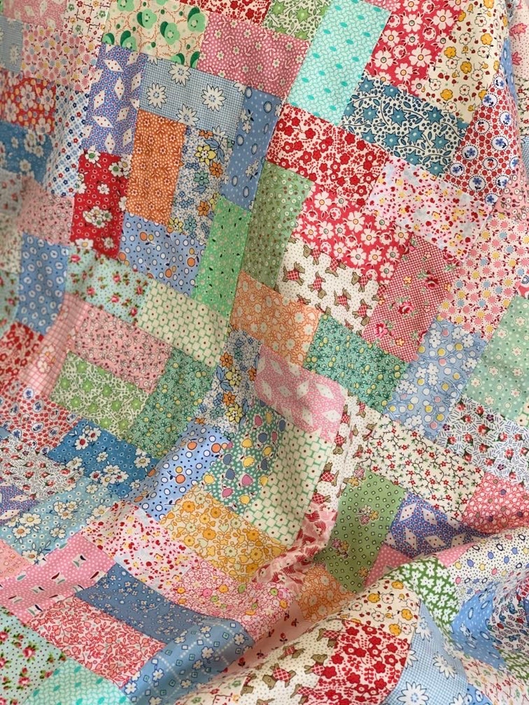 Easy Baby Quilt Pattern Beginner Patchwork Etsy