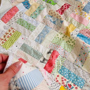 Mönster för babytäcke till Little Treasures - Nybörjarvänligt lapptäcke - Direkt PDF-nedladdning