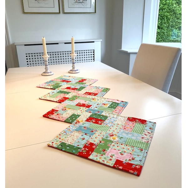 Quilted Patchwork Table Runner Pattern Etsy