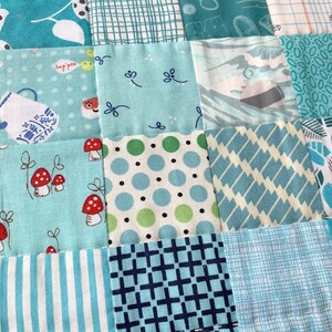 Make your first quilt, Starter Quilt Sewing Pattern for the Complete Beginner, Easy & small size patchwork to learn the basics, sewing tutorial by Tikki London, dolls quilt