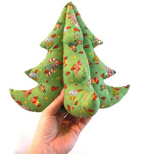 Padded Fabric Christmas Tree Holiday Decor, PDF Sewing Pattern