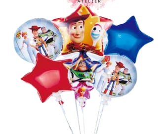 Toy Story Woody Balloon Bouquet | Buzz Light Year Balloon Bouquet
