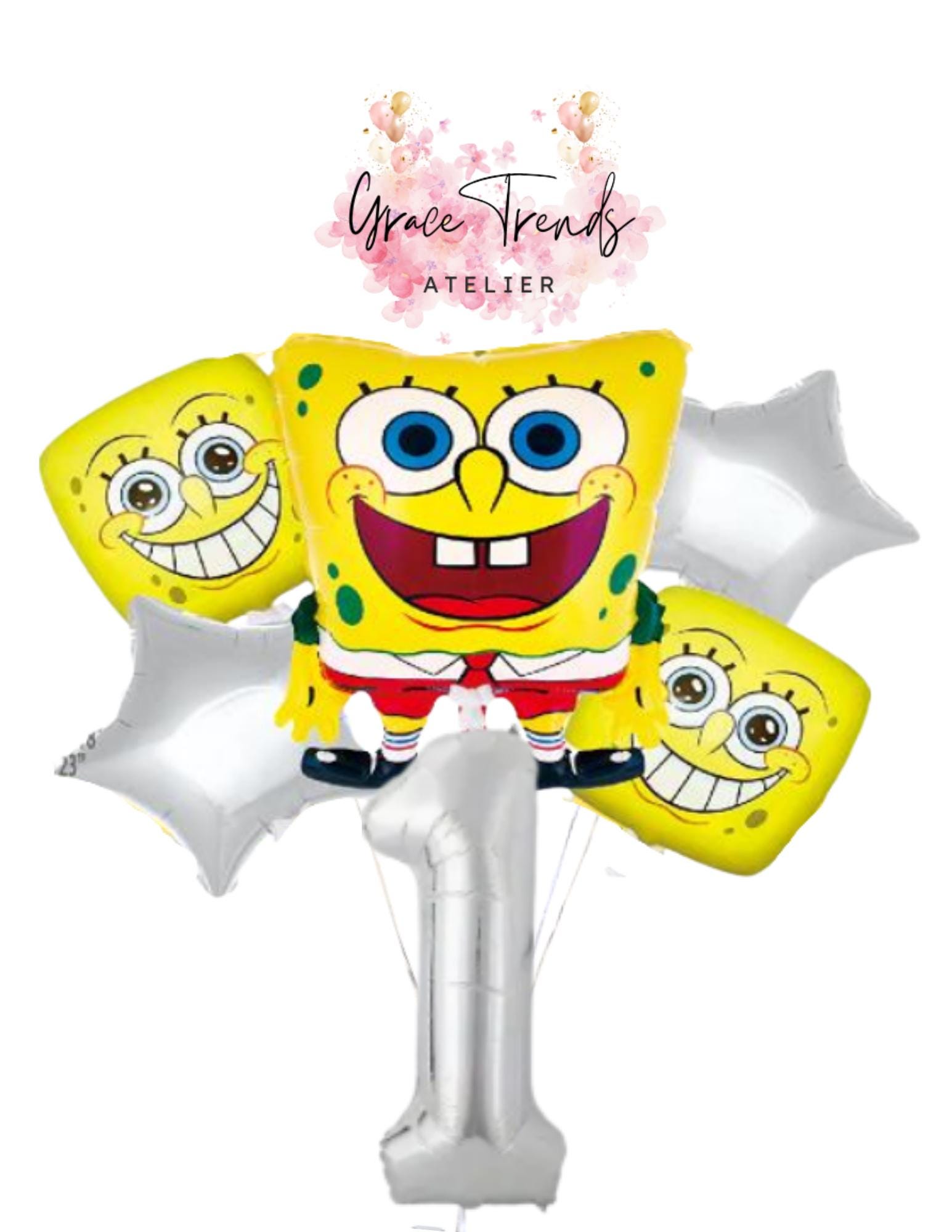 Compleanno Spongebob Palloncini A Forma Di Pesce - Decorazione Perfetta Per Feste A Tema Spongebob Compleanno - Foto 10
